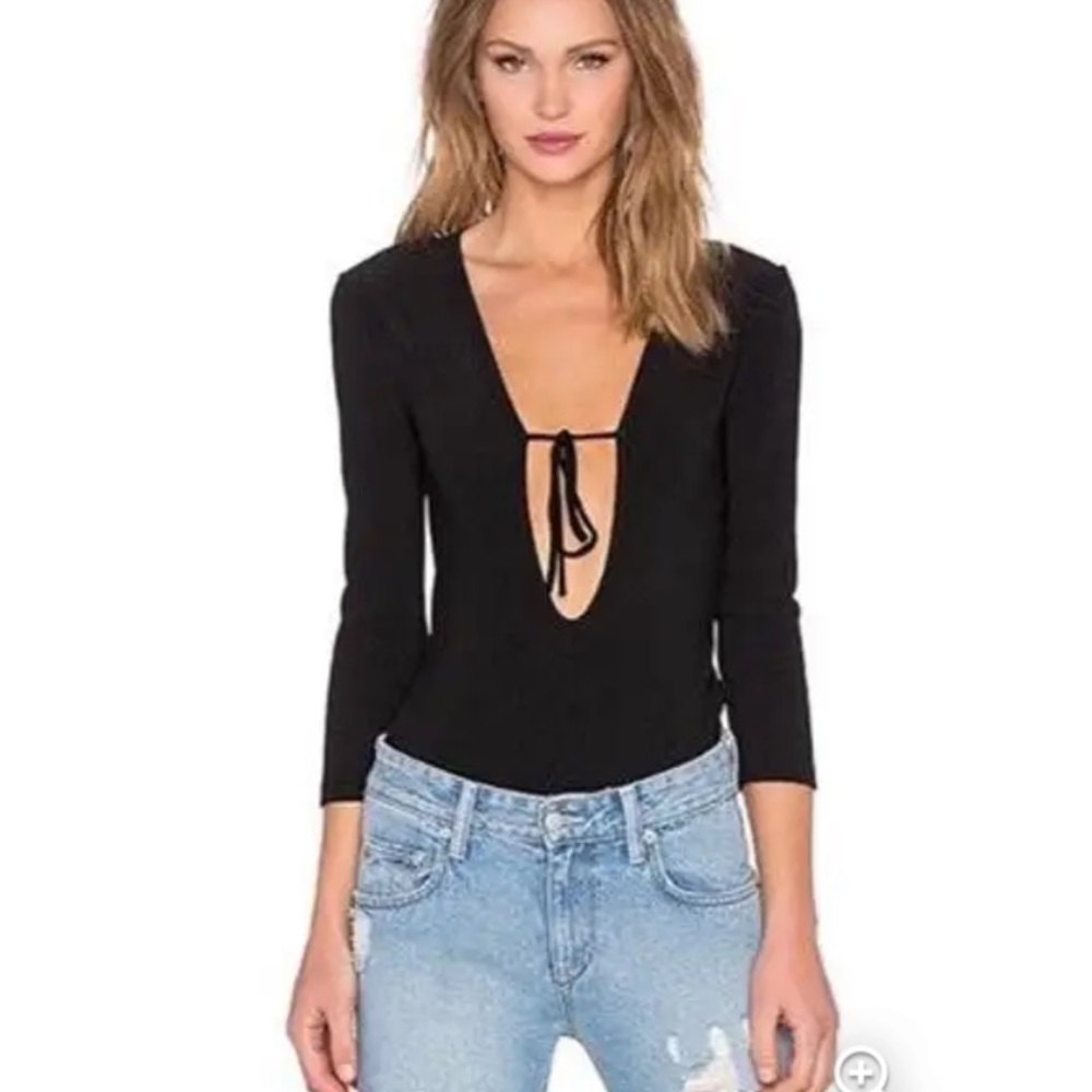 Lover’s + Friends Black Bodysuit - Size XS